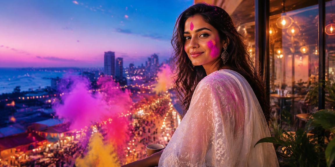 Festive casino environment during Diwali with vibrant colors