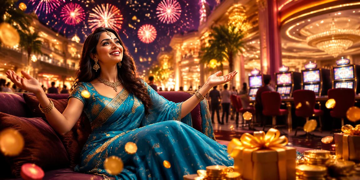 Elegant celebration of t20w VIP bonuses with festive Indian attire